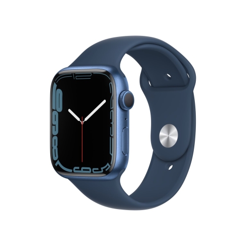 Apple Watch Series 7 GPS 45mm Blue Aluminium Case with Abyss Blue Sport Band